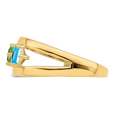 14K Yellow Gold Family Ring Mounting – view 5