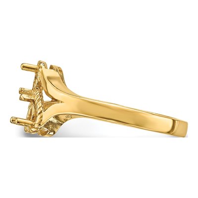 14K Yellow Gold Family Ring Mounting – view 4