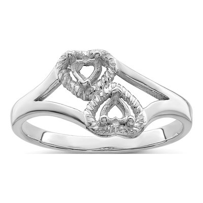 Sterling Silver 2-Stone Mother's Ring – view 8