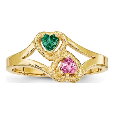 14K Yellow Gold Family Ring