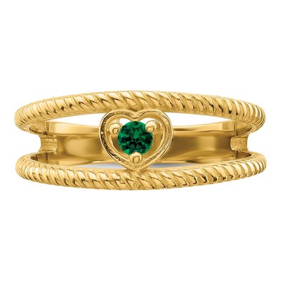 14K Yellow Gold Family Ring Mounting – view 6