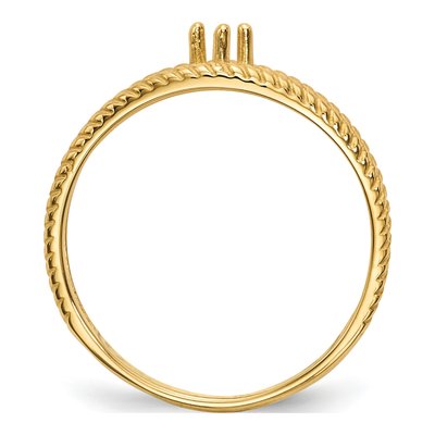 14K Yellow Gold Family Ring Mounting – view 8
