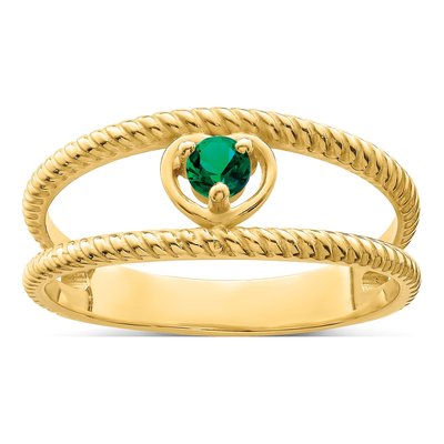 14K Yellow Gold Family Ring Mounting