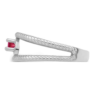 14K White Gold Family Ring Mounting – view 4