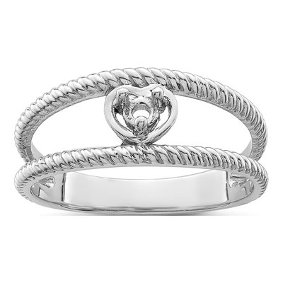 14K White Gold Family Ring – view 7