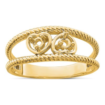 14K Yellow Gold Custom Family Ring – view 7