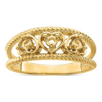 14K Yellow Gold Custom Family Ring – view 7