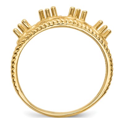 14K Yellow Gold Family Ring Mounting – view 8