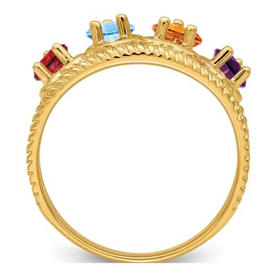 14K Yellow Gold Family Ring – view 3