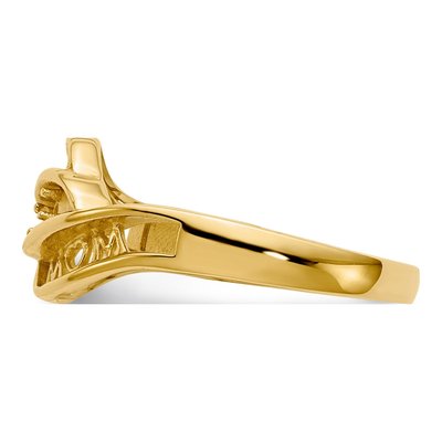 14K Yellow Gold Family Ring Mounting – view 3