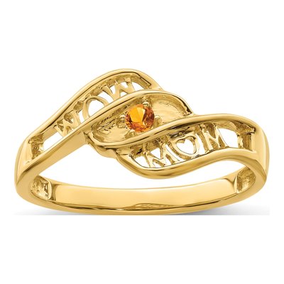 14K Yellow Gold Family Ring – view 2