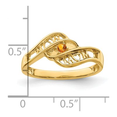 14K Yellow Gold Family Ring – view 6