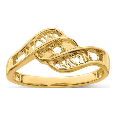 14K Yellow Gold Family Ring – view 7