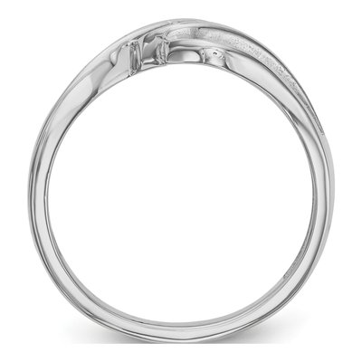 14K White Gold Family Ring Mounting – view 2