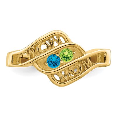 14K Yellow Gold Family Ring Mounting – view 5