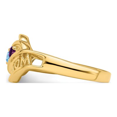 14K Yellow Gold Family Ring Mounting – view 5