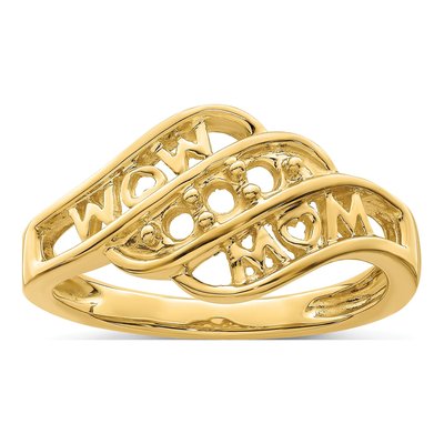 14K Yellow Gold Custom Family Ring – view 7