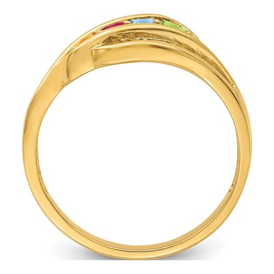 14K Yellow Gold Family Ring – view 3