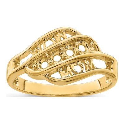 14K Yellow Gold Family Ring – view 7