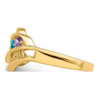 14K Yellow Gold Family Ring Mounting – view 5