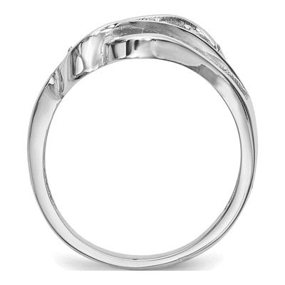 14K White Gold Family Ring Mounting – view 8