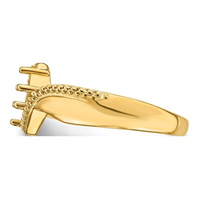 14K Yellow Gold Family Ring Mounting – view 3