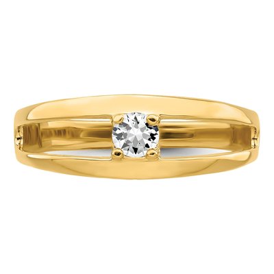 14K Yellow Gold Family Ring – view 5