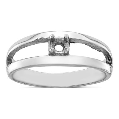 Sterling Silver or 14K White Gold Family Ring – view 7