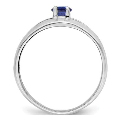 14K White Gold Personalized Mother's Ring Mounting – view 3