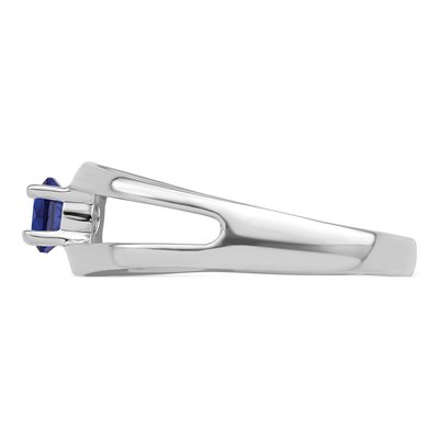 14K White Gold Personalized Mother's Ring Mounting – view 4