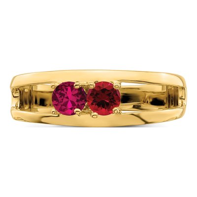 14K Yellow Gold Family Mother's Ring – view 5