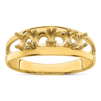 14K Yellow Gold Custom Family Mother's Ring – view 7