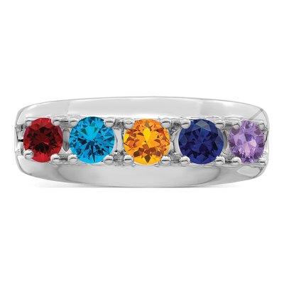 5-Stone Mother's Ring – view 5