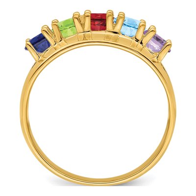 14K Yellow Gold Personalized Family Ring – view 3