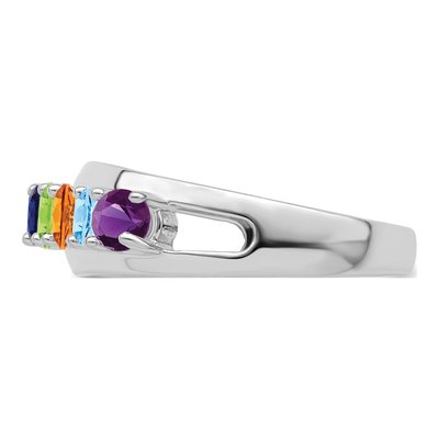 6-Stone Mother's Ring – view 4
