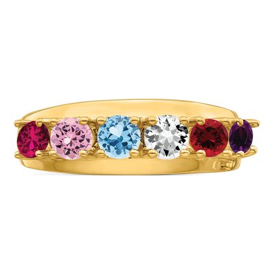 14K Yellow Gold Family Ring – view 5