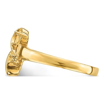 14K Yellow Gold Family Ring Mounting – view 3