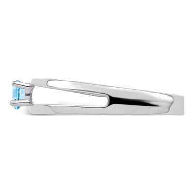 Sterling Silver or 14K White Gold Family Ring – view 4