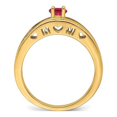 14K Yellow Gold Family Ring – view 3