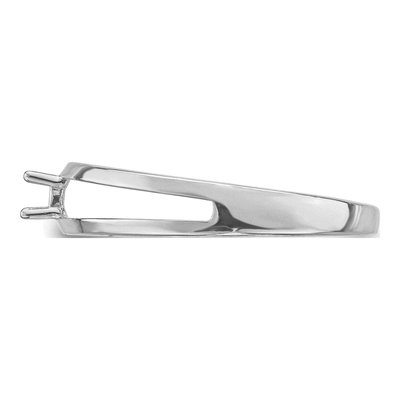 14K White Gold Family Ring Mounting – view 3