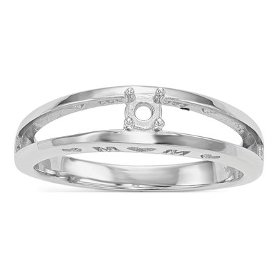 14K White Gold Family Ring Mounting