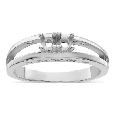 Sterling Silver or 14K White Gold Birthstone Family Ring – view 5