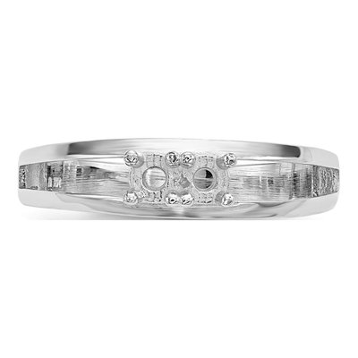 14K White Gold Family Ring Mounting – view 7