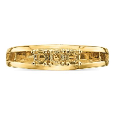 14K Yellow Gold Family Ring Mounting – view 4