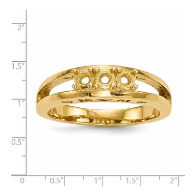 14K Yellow Gold Family Ring Mounting – view 5