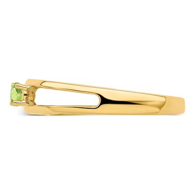 14K Yellow Gold 3-Stone Family Ring – view 4
