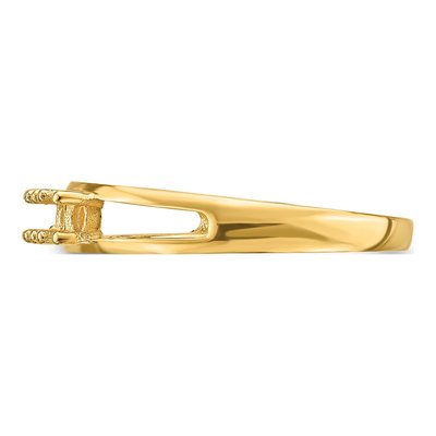 14K Yellow Gold Family Ring Mounting – view 3