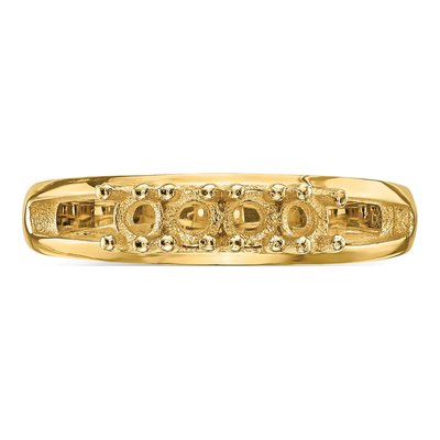 14K Yellow Gold Family Ring Mounting – view 4