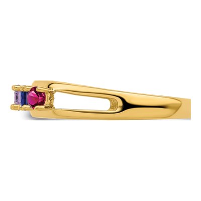 14K Yellow Gold Family Ring Mounting – view 4