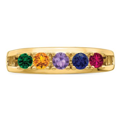 14K Yellow Gold Family Ring Mounting – view 5